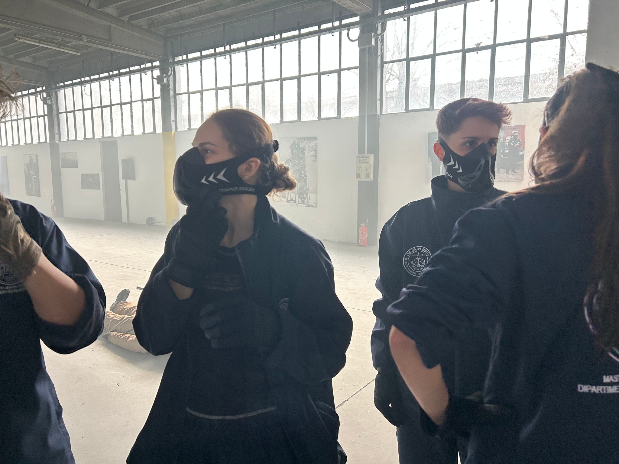AREMT European Office — Tactical medicine training group carrying equipment