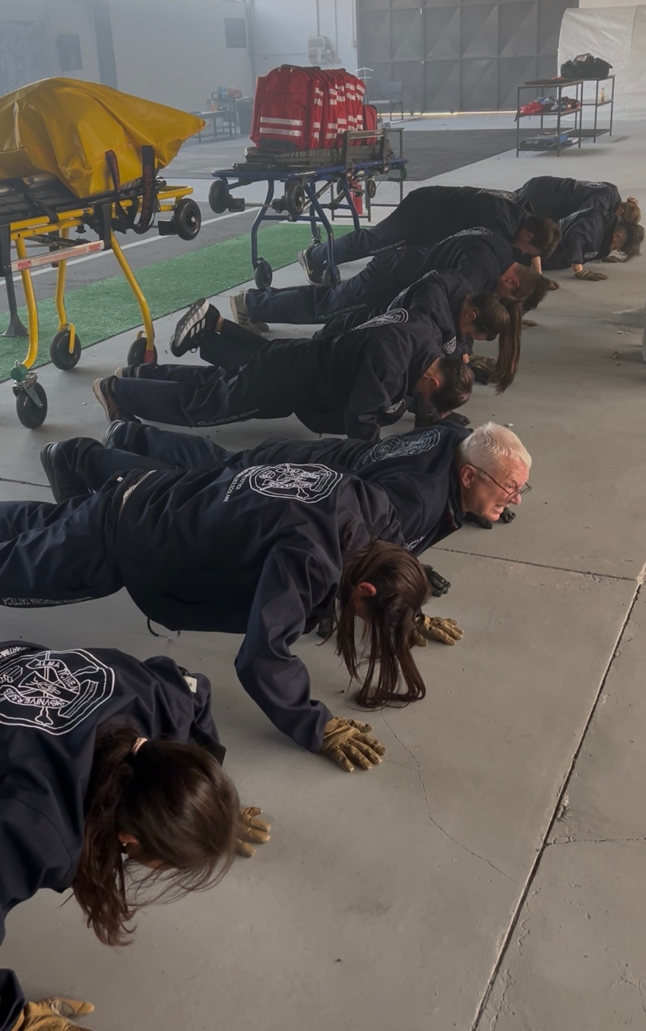 AREMT European Office — EMS team training scenario
