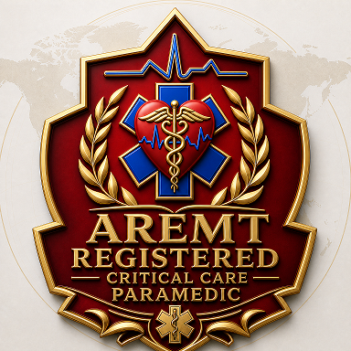 AREMT Registered Critical Care Paramedic patch