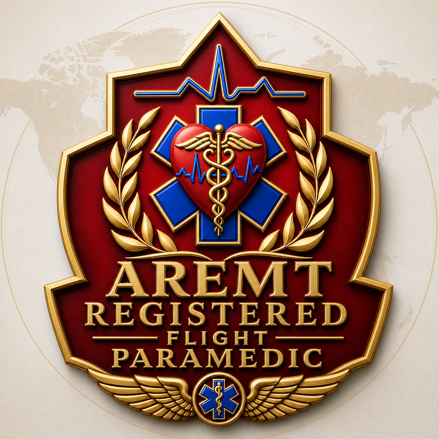 AREMT Registered Flight Paramedic patch